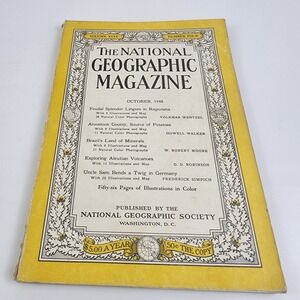 National Geographic Magazine October  1948 No Insert